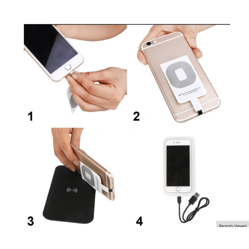Qi Ресивер приемник для беспроводной зарядки телефонов на Android micro USB