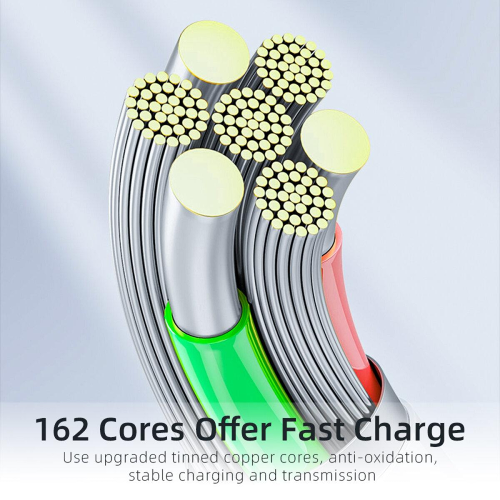 Кабель Essager Universal 540 Ratate 3A Magnetic USB Charging Cable Type-c 1m grey (EXCCXT-WXA0G)