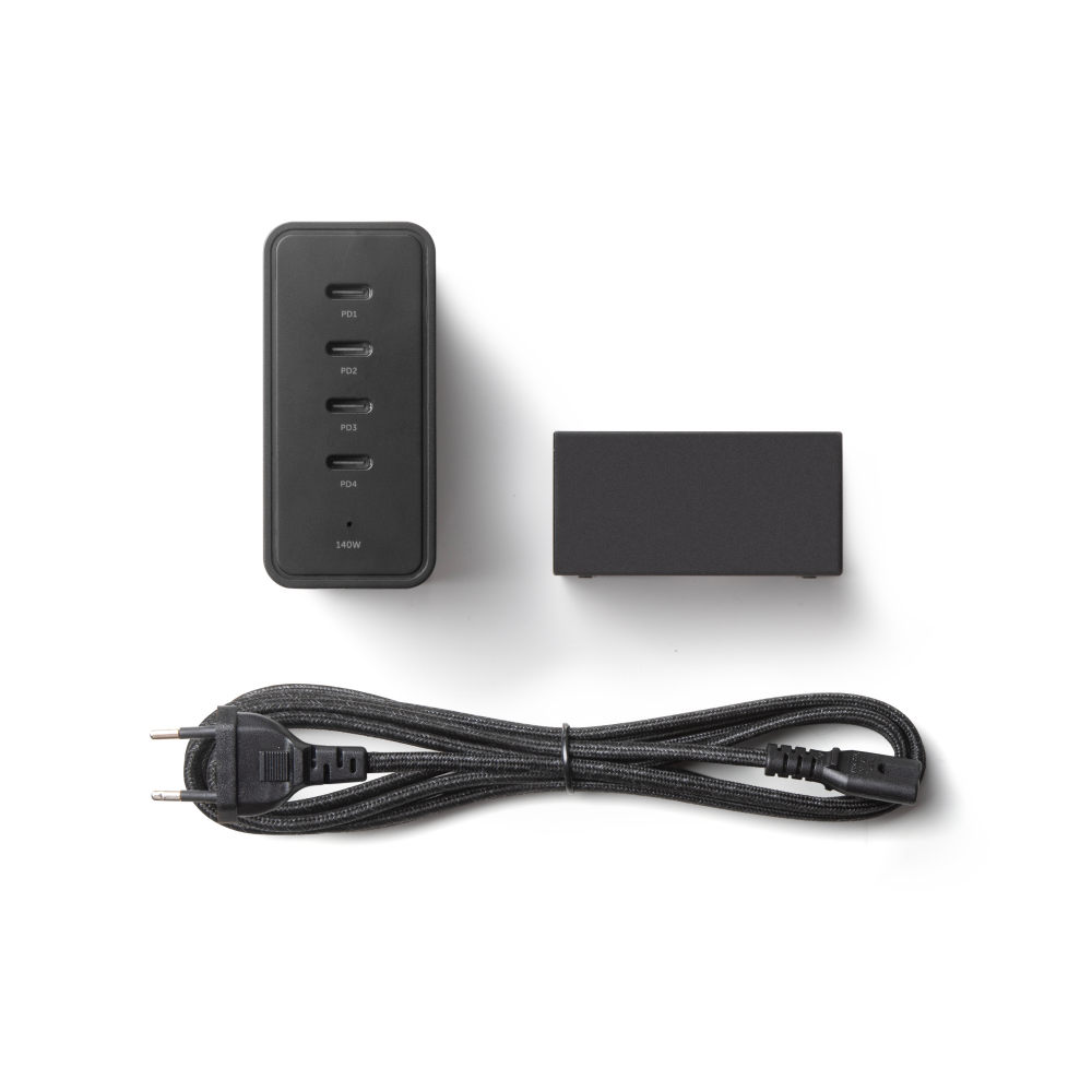 Сетевой адаптер для зарядки Native Union Fast Desktop Charger PD 140W FAST-PD140-BLK-EU