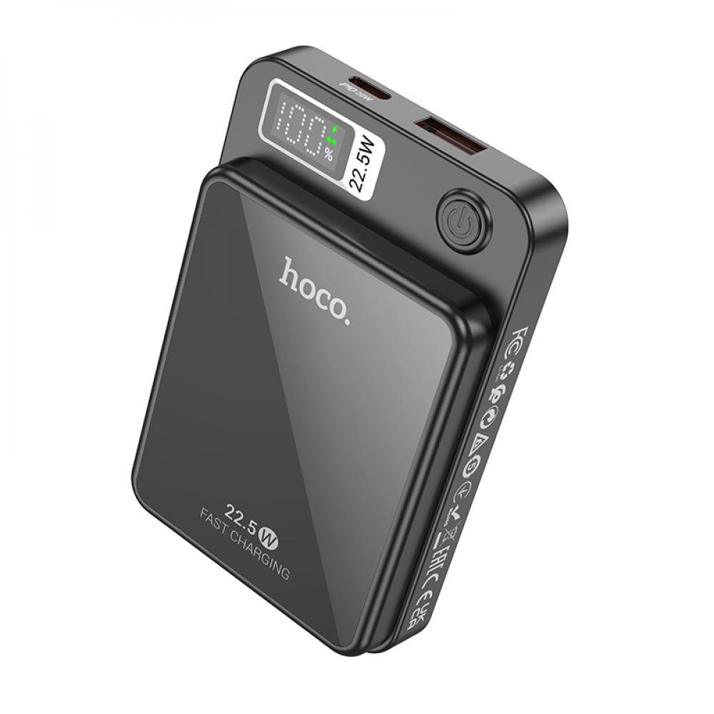 Power Bank Hoco DB41 River magnetic Wireless charging 10000mAh Magsafe для Apple iPhone 12/15 Pro Max Черный