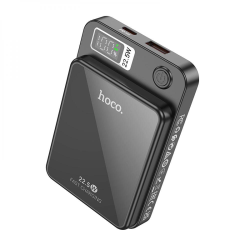 Power Bank Hoco DB41 River magnetic Wireless charging 10000mAh Magsafe для Apple iPhone 12/15 Pro Max Черный