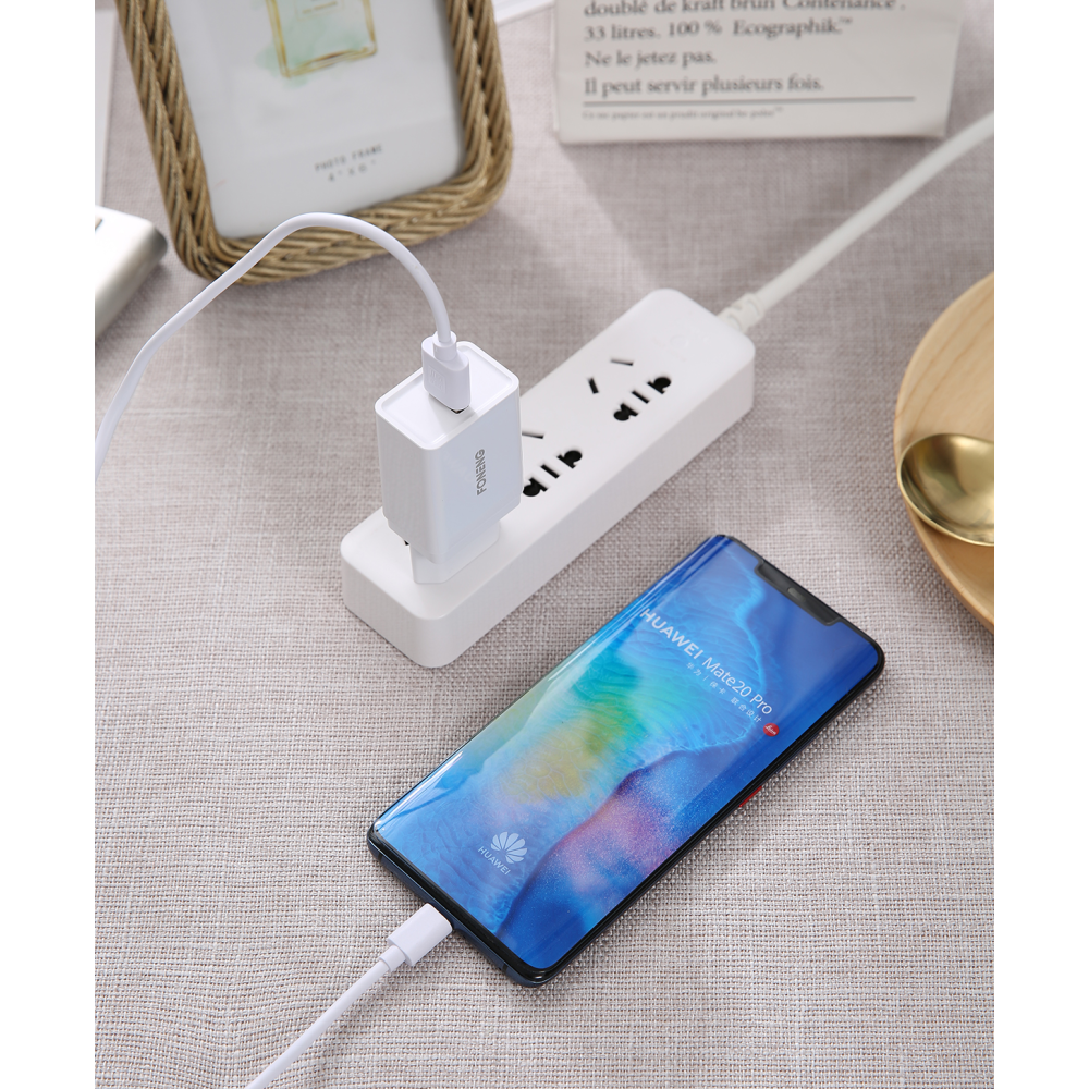 Сетевое Зарядное Устройство Foneng K300 USB-A Charger (3A) 18W QC3.0