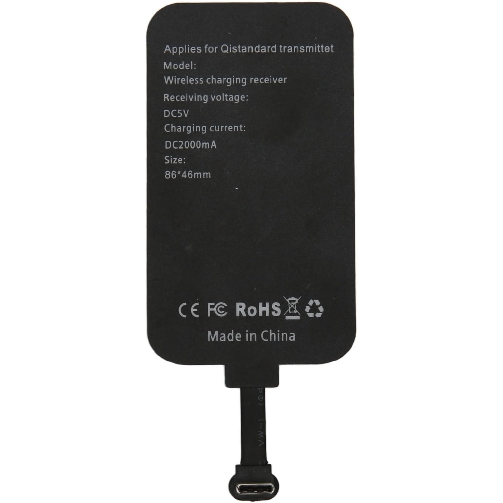 Приемник беспроводной зарядки Qinetiq Fast Wireless Receiver 10W type C с магнитным коннектором и кабелем