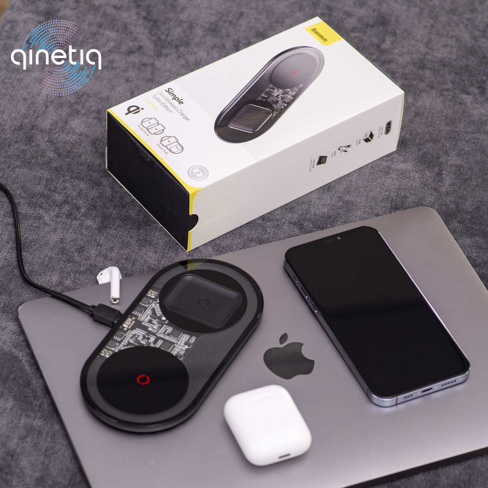 Беспроводное зарядное устройство Baseus Simple 2in1 Turbo Edition 24W