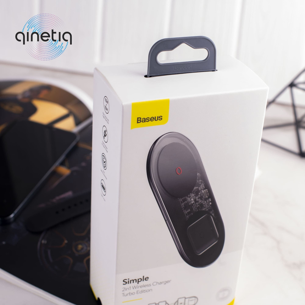 Беспроводное зарядное устройство Baseus Simple 2in1 Turbo Edition 24W