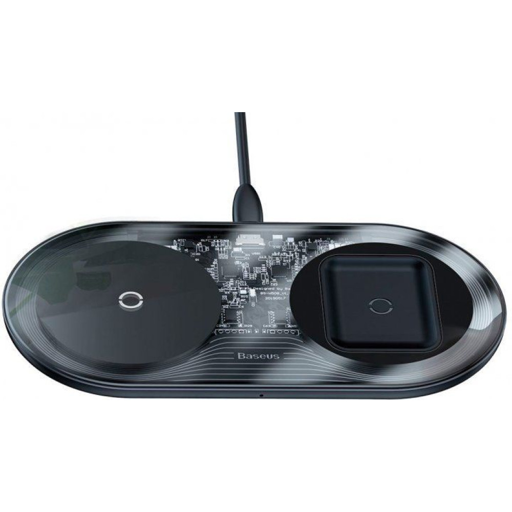 Беспроводное зарядное устройство Baseus Simple 2in1 Wireless Charger