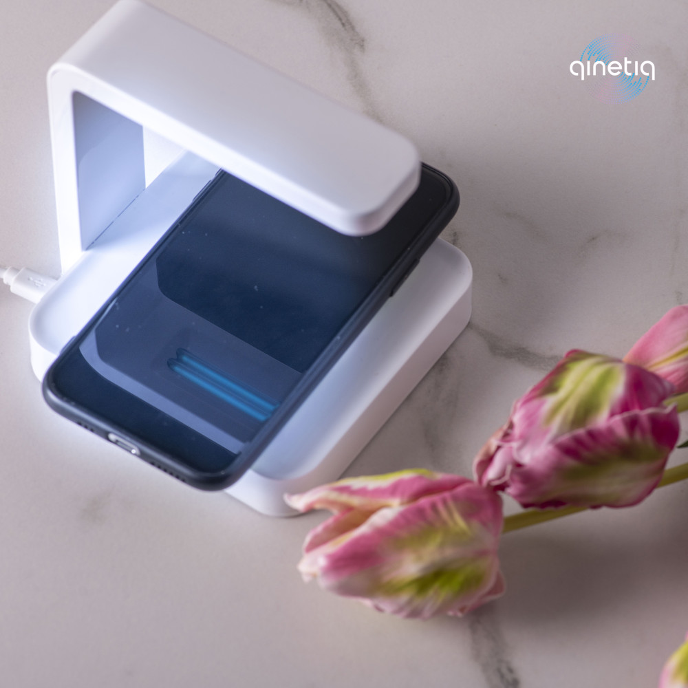 Бездротова зарядка з ультрафіолетовою стерилізацією 10W QINETIQ U1