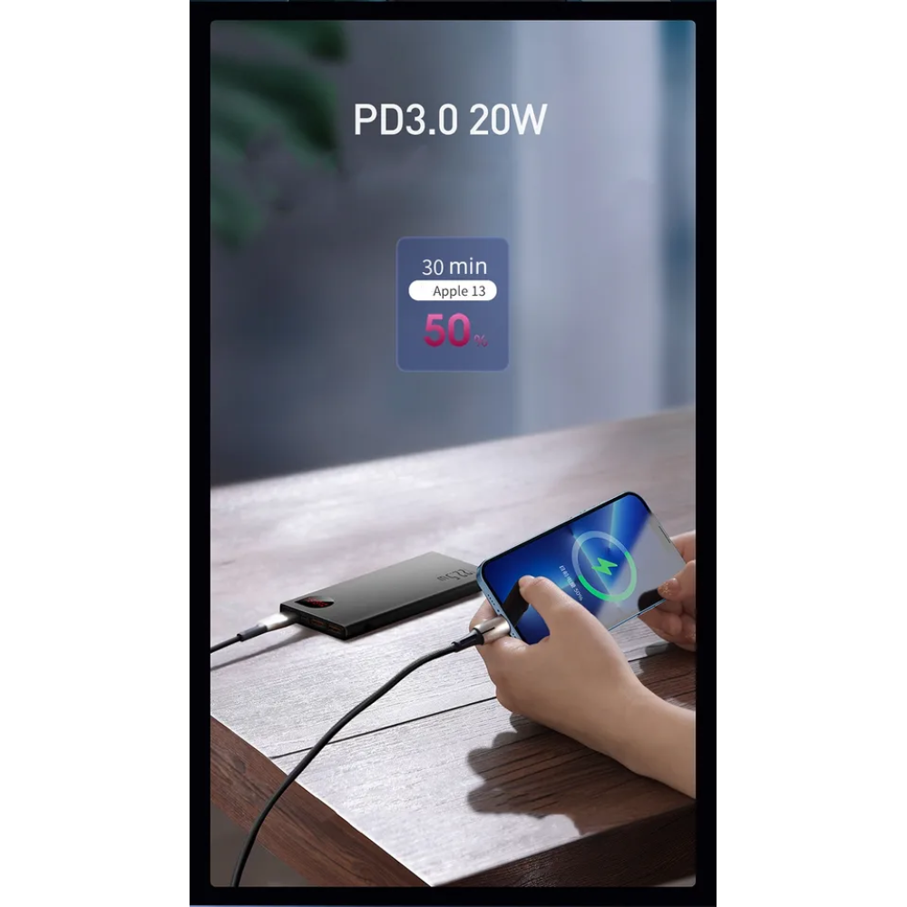 Повербанк Baseus Adaman Metal QC 22.5W 20000 mAh PPAD 000101