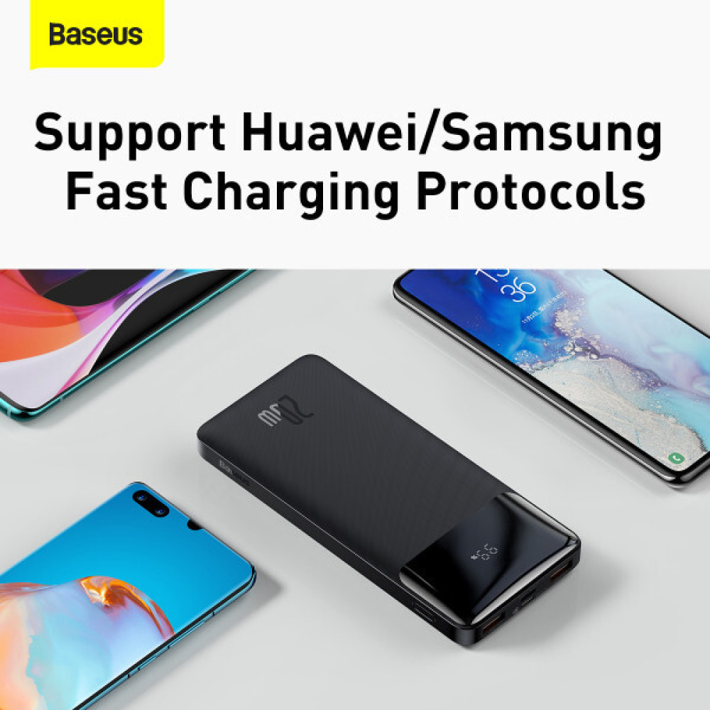 Повербанк Baseus Bipow Digital Display 20W 10000mAh PPDML-L