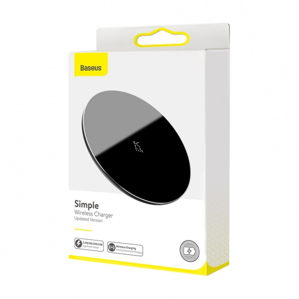 Беспроводное зарядное устройство Baseus Simple 15W