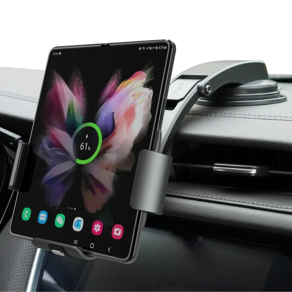 Беспроводной автотодержатель-зарядное устройство с двойной катушкой S3 15W для Samsung Z Fold, S23 Ultra