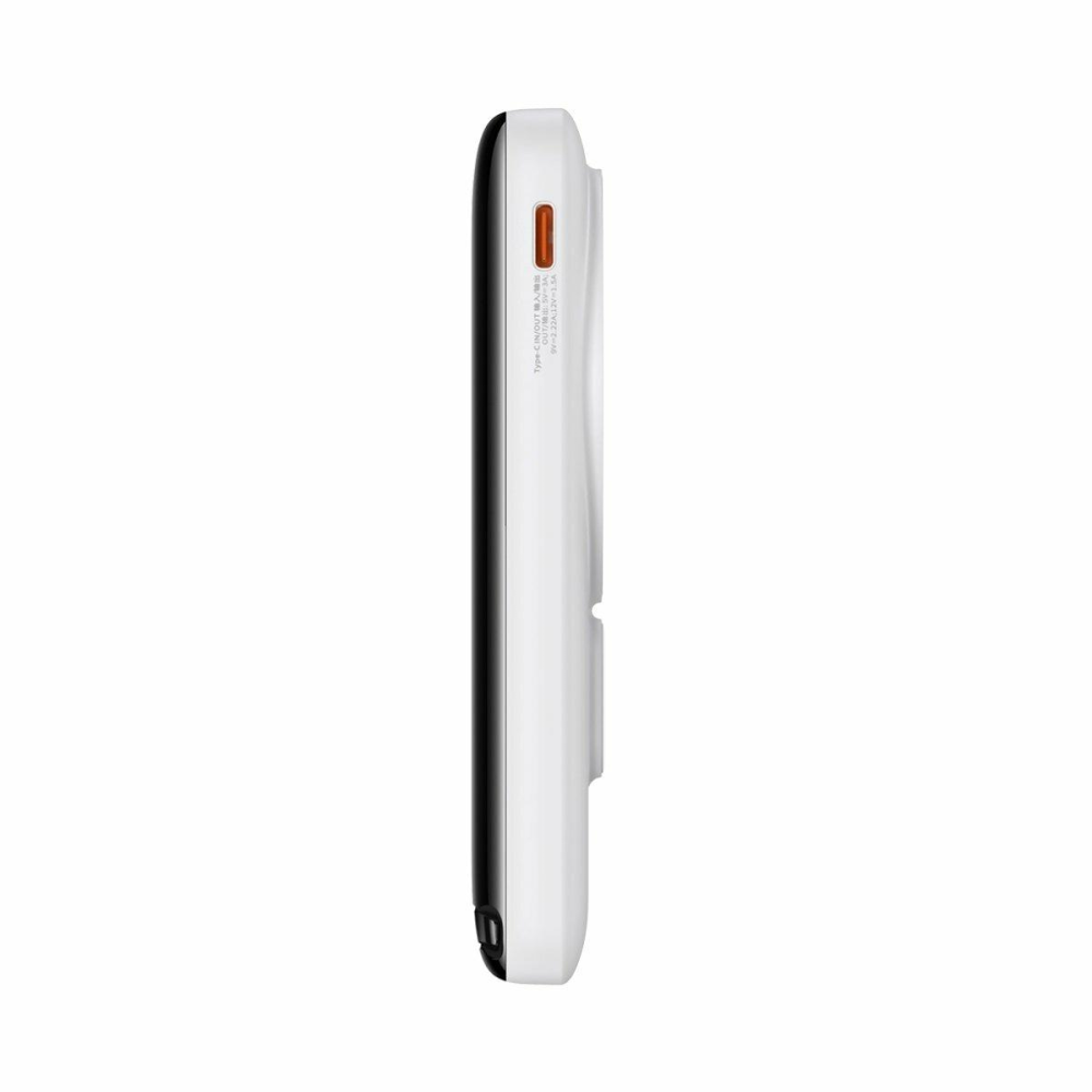 Зовнішній акумулятор Baseus Magnetic Bracket Wireless Fast Charge Power Bank 10000mAh 20W White