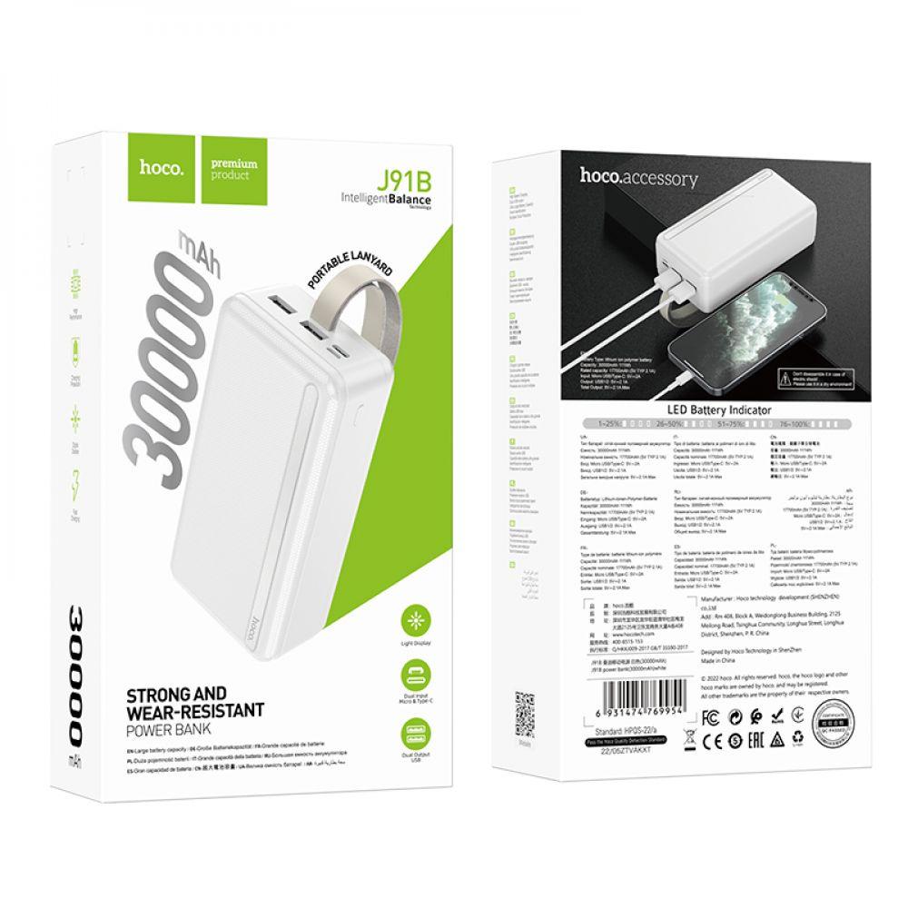 Універсальна Мобільна Батарея Hoco J91B 30000 mAh