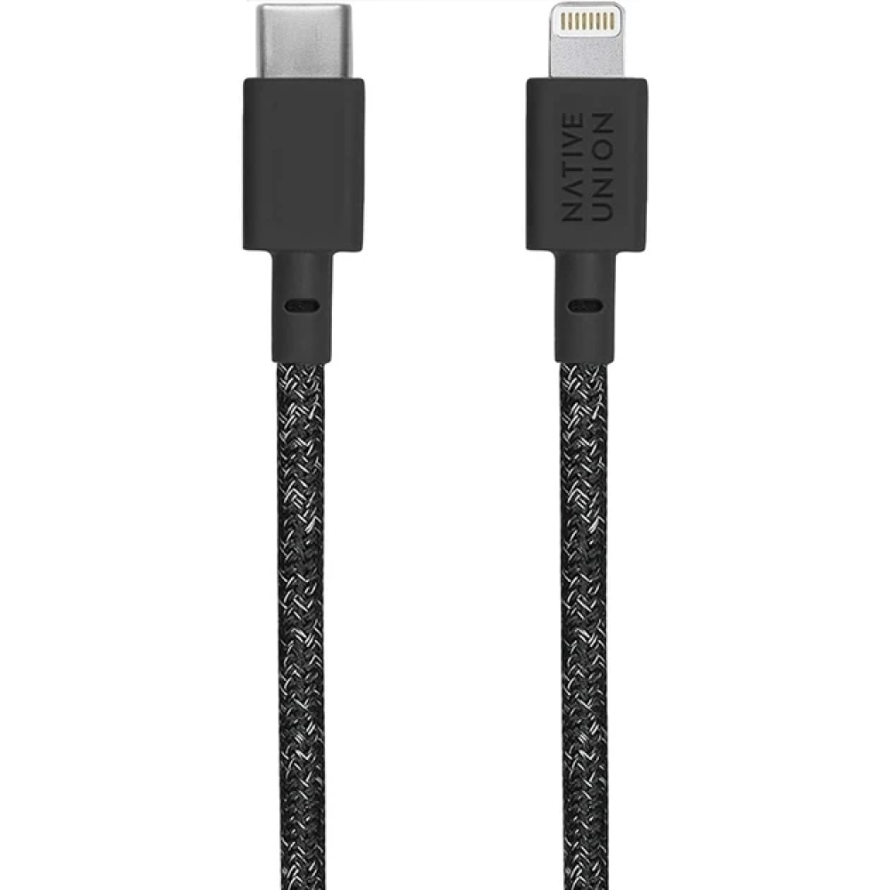 Кабель для передачи данных 1.2 метра USB-C to Lightning Native Union Belt Cable Cosmos Black