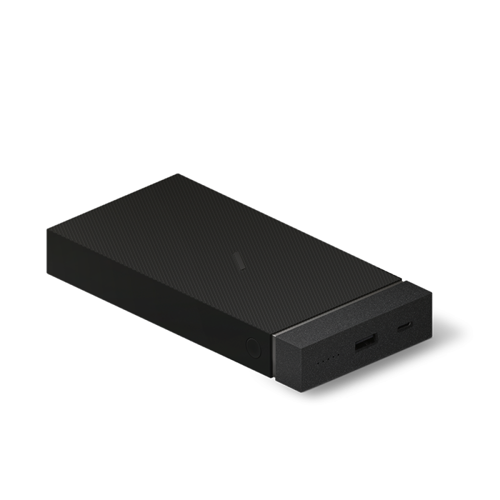 Беспроводной повербанк, зарядка для смартфона Native Union Jump+ PD Wireless Powerbank 12 000 mAh Slate