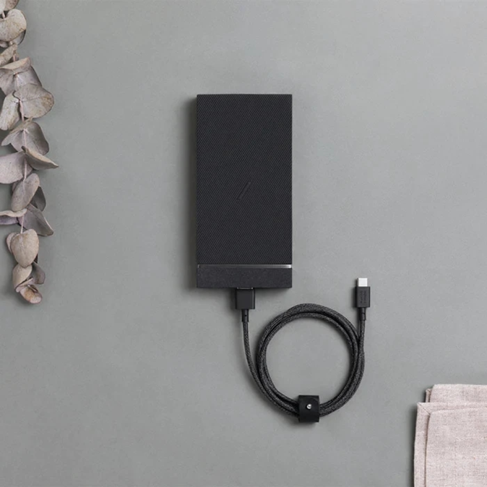 Беспроводной повербанк, зарядка для смартфона Native Union Jump+ PD Wireless Powerbank 12 000 mAh Slate