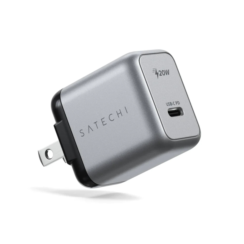 Сетевой адаптер для зарядки техники Satechi 20W USB-C PD Wall Charger Space Gray (ST-UC20WCM-EU)