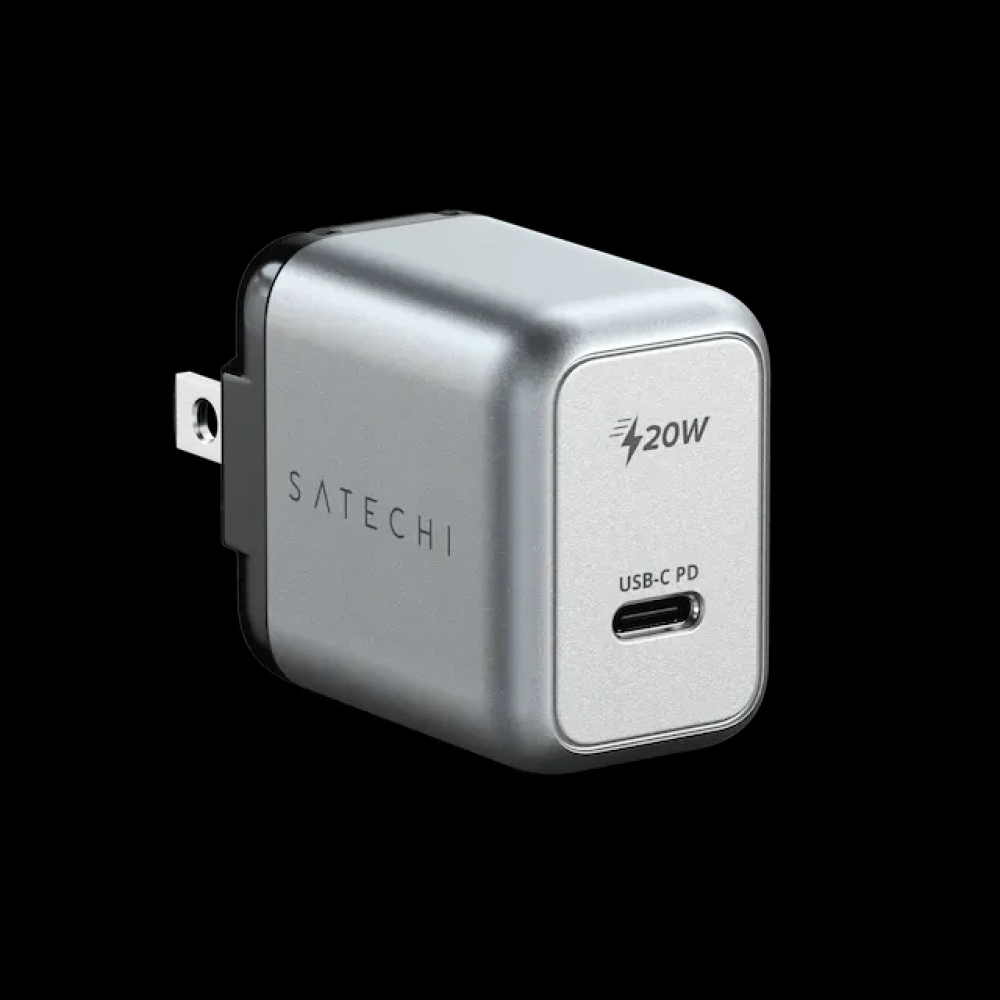 Сетевой адаптер для зарядки техники Satechi 20W USB-C PD Wall Charger Space Gray (ST-UC20WCM-EU)