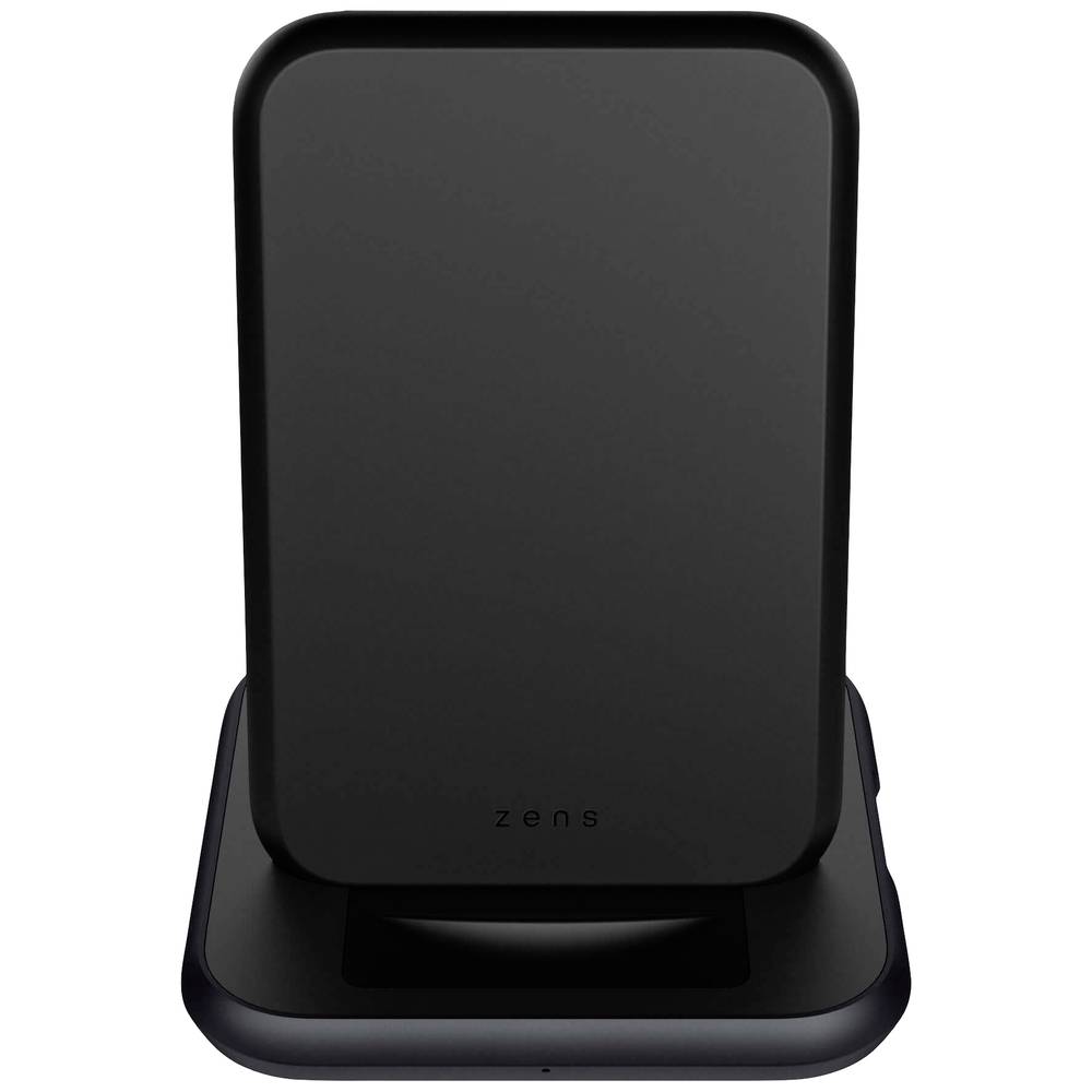 Беспроводная зарядная станция и подставка для смартфонов Apple Zens Stand Aluminium Charger Black 18W USB-C