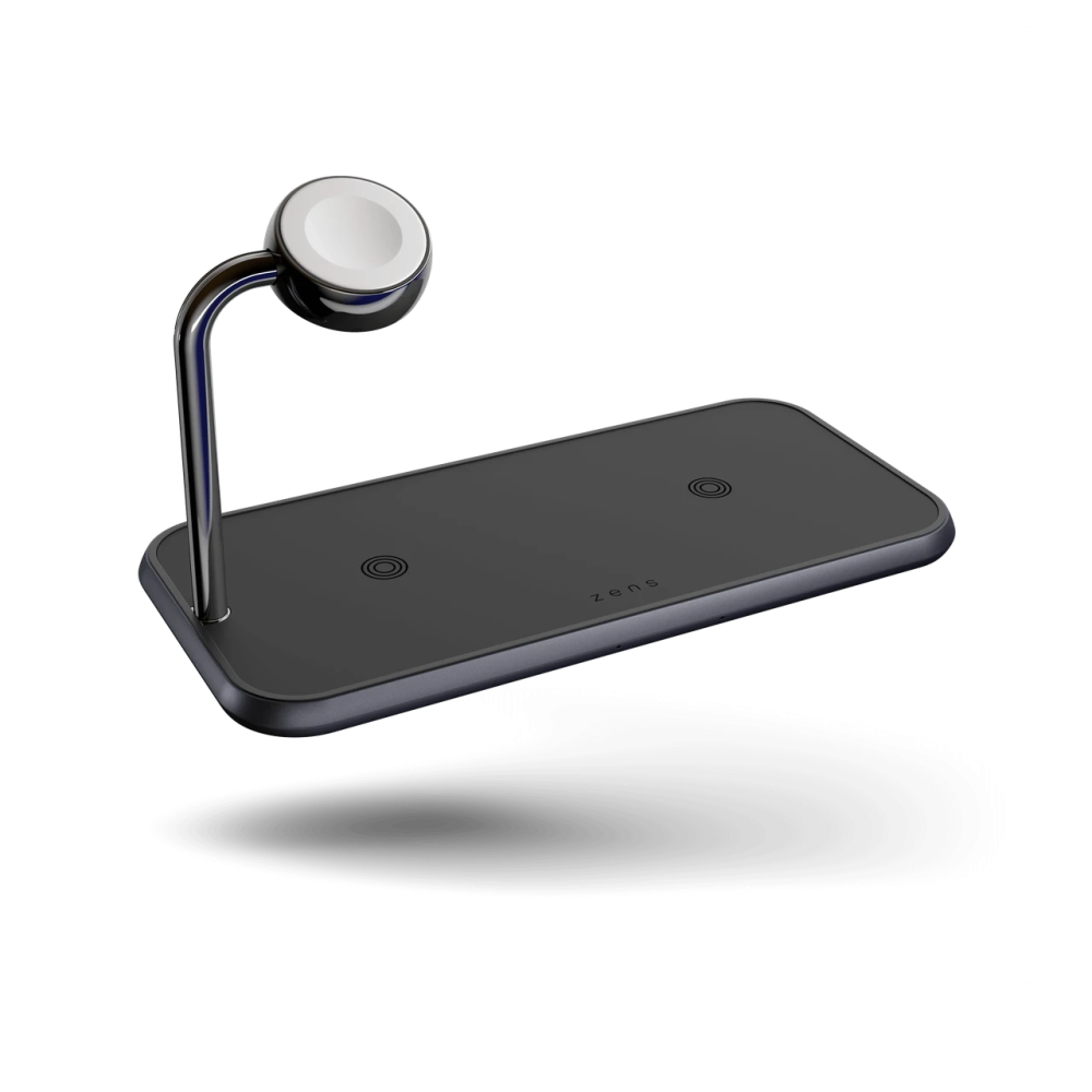 Док-станция беспроводной зарядки 3 в 1 Zens для техники Apple iPhone/iWatch/AirPods Black