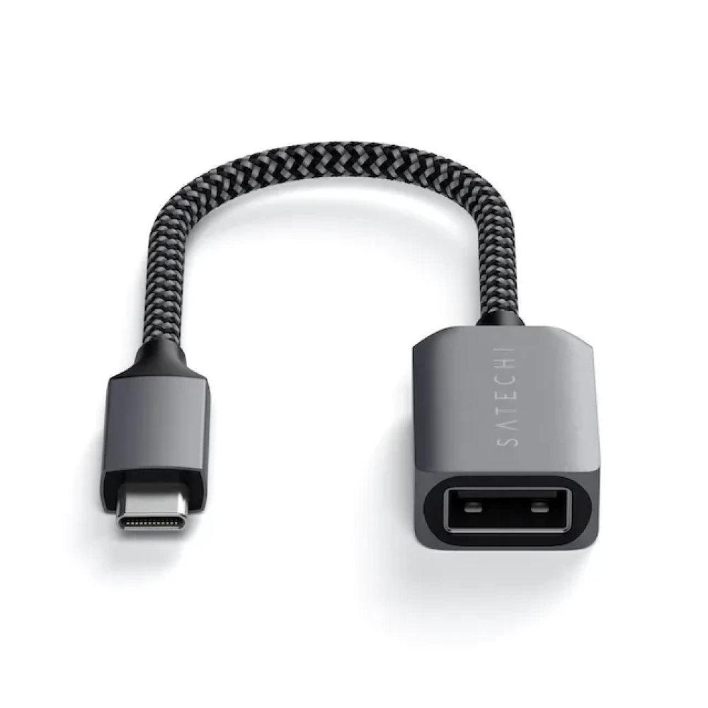 Адаптер для передачи данных Satechi USB-C to USB 3.0 Adapter Cable Space Gray (ST-UCATCM)