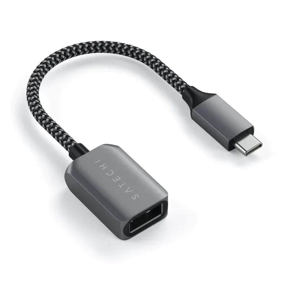 Адаптер для передачи данных Satechi USB-C to USB 3.0 Adapter Cable Space Gray (ST-UCATCM)