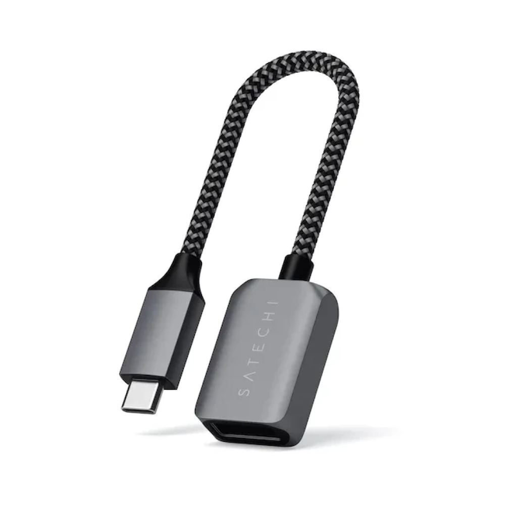 Адаптер для передачи данных Satechi USB-C to USB 3.0 Adapter Cable Space Gray (ST-UCATCM)