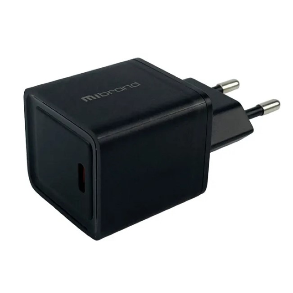 Сетевое зарядное устройство Mibrand MI-31 GaN 30W Travel Charger USB-C Black