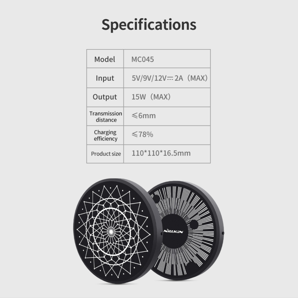 Беспроводная зарядное устройство PowerColor Nillkin 15W
