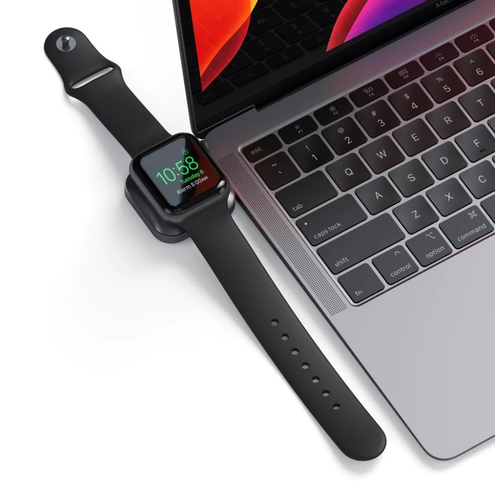 Беспроводное зарядное устройство для Apple Watch Satechi Type-C Magnetic Charging Gray
