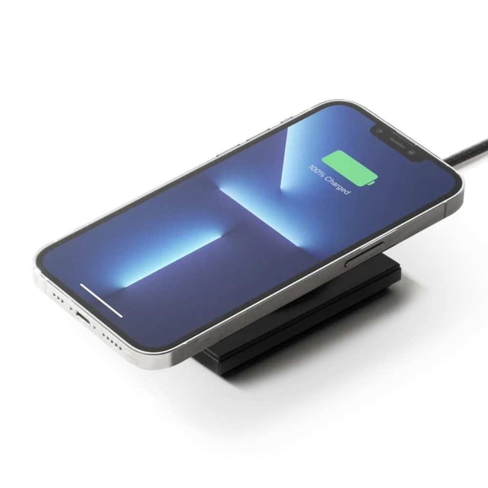 Магнитная беспроводная зарядка для телефона Native Union Drop Magnetic Black 15W для Apple iPhone 12-15