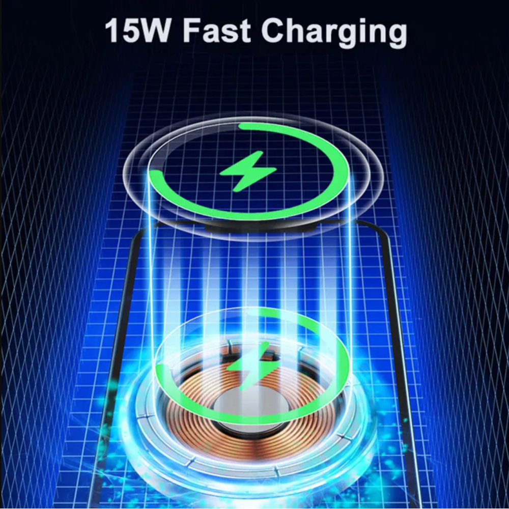 Автомобильная беспроводная зарядка для телефона Magnetic Wireless Magsafe MG1 15w для Apple Iphone 12