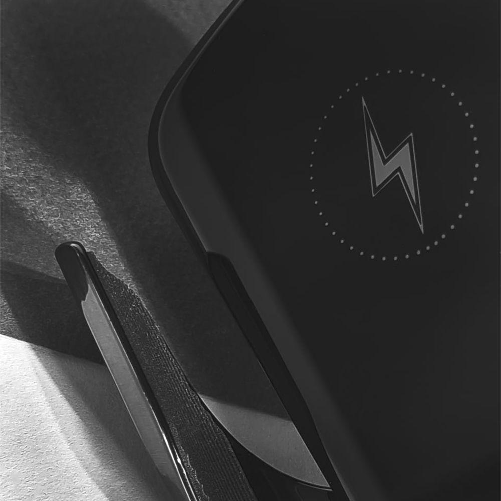 Автодержатель для телефона Hoco CA202 15W black крепление с беспроводной зарядкой