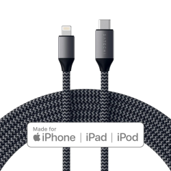 Кабель для передачи данных 1.8 метра USB-C to Lightning Satechi Cable Space Gray (ST-TCL18M)