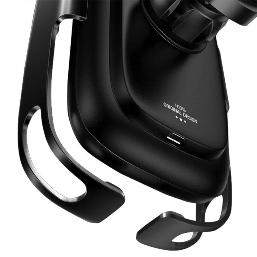 Автодержатель с беспроводной зарядкой для телефонов Baseus Rock-solid Electric Holder Wireless charger 10W