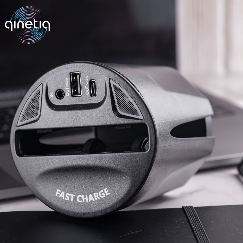 Автомобильная беспроводная зарядка в подстаканник QINETIQ X9 Car Wireless