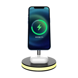 Многофункциональная беспроводная магнитная док-станция 3 в 1 Magsafe F17 15W для Apple iPhone