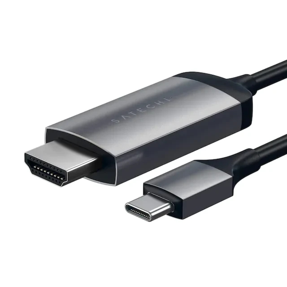 Кабель для передачи данных 1.8 метра Type-C to 4K HDMI Satechi Cable Space Gray (ST-CHDMIM)