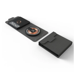 Складная беспроводная Зарядная Станция 2 в 1 для iPhone и Apple Watch Magsafe T02 15W