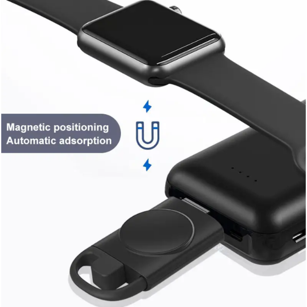 Брелок беспроводное зарядное устройство QINETIQ magnetic wireless charger for apple watch