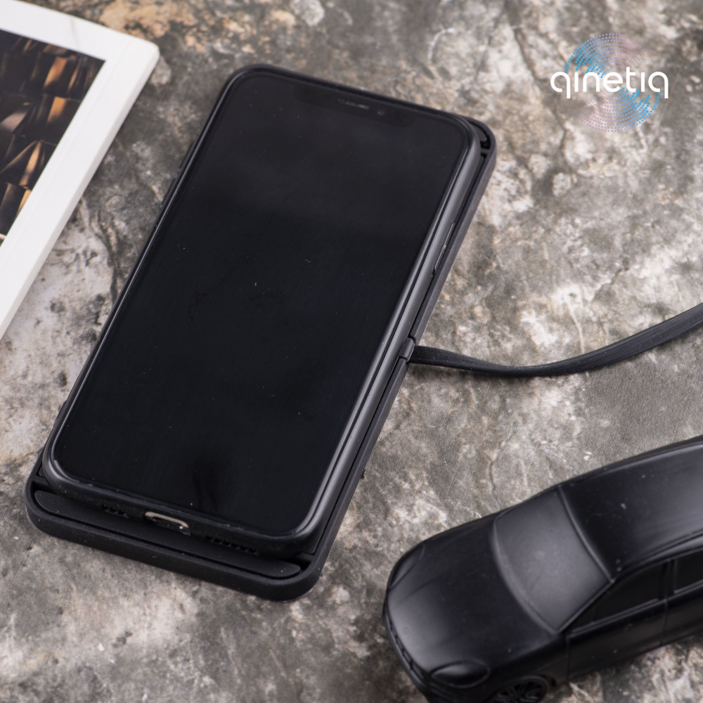 Силиконовый коврик в авто с Быстрой беспроводной зарядкой QINETIQ Car Wireless Pad C1 15W