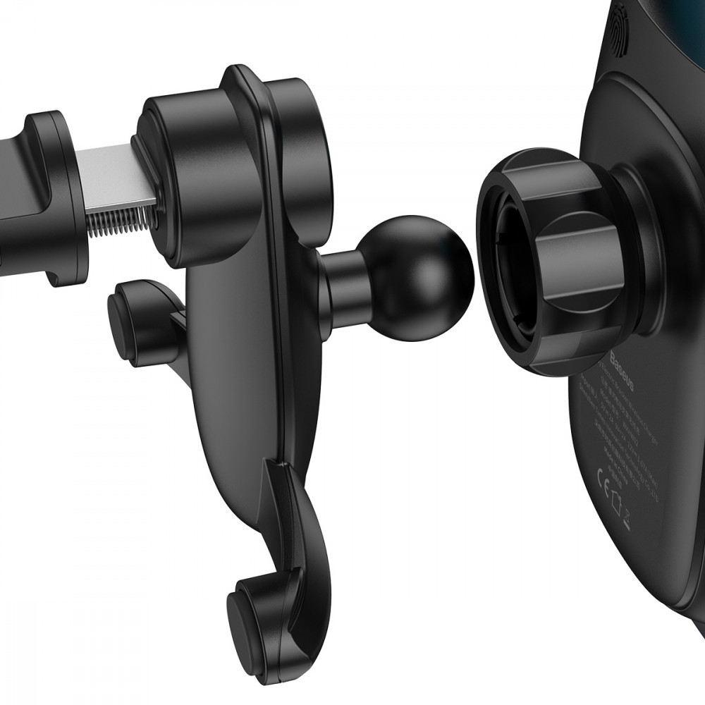 Автодержатель с Беспроводной Зарядкой 15W Baseus Milky Way Electric Bracket