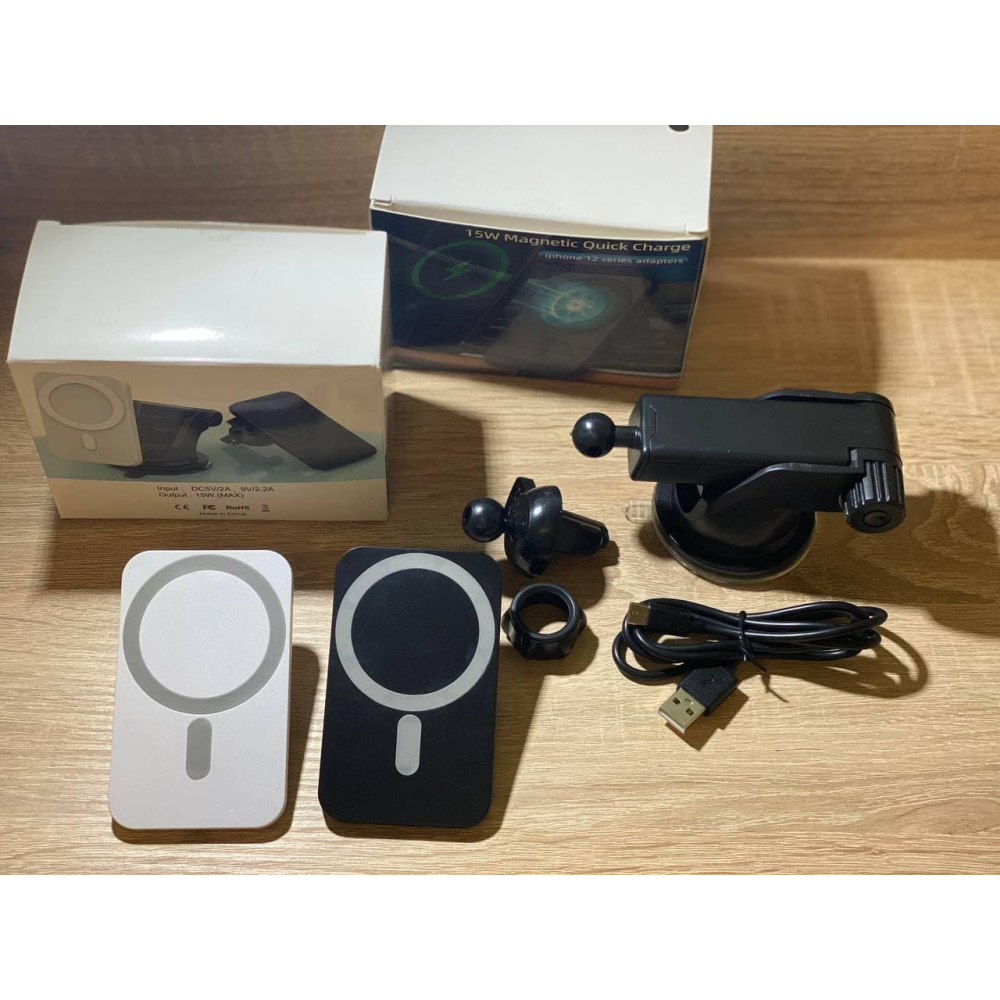 Автодержатель с беспроводной зарядкой Wireless MagSafe Magnetic Авто Держатель 15W
