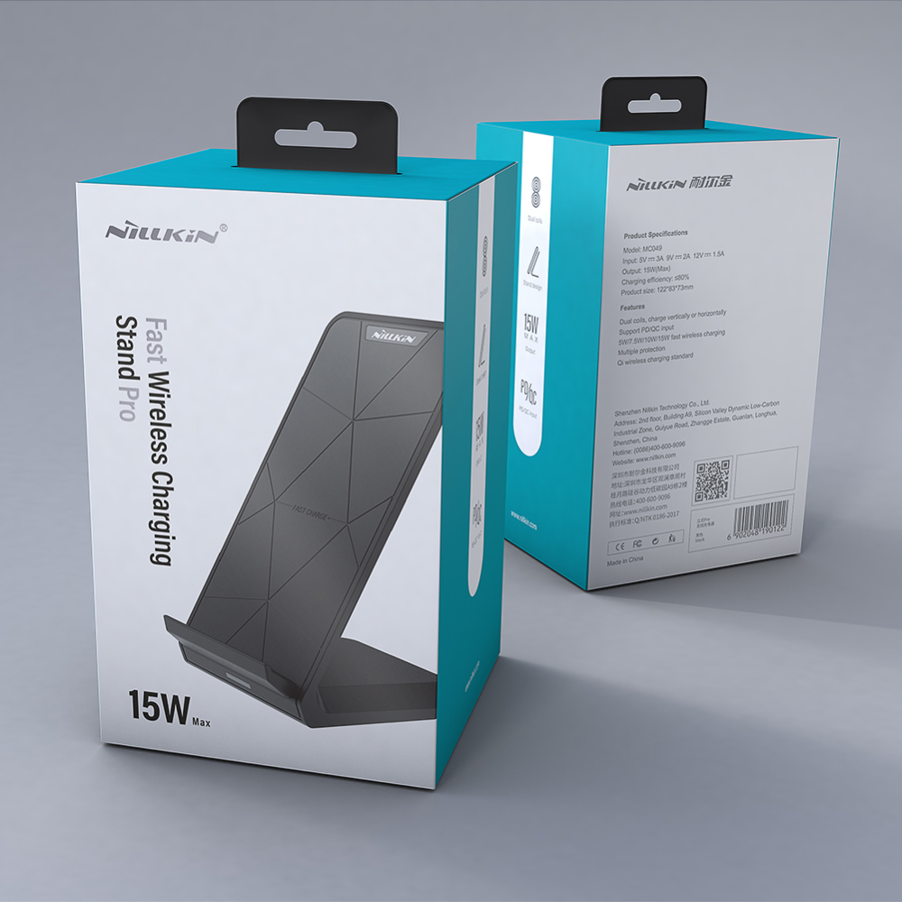 Быстрая беспроводная зарядка-подставка Nillkin MC018 Charging Stand 15W