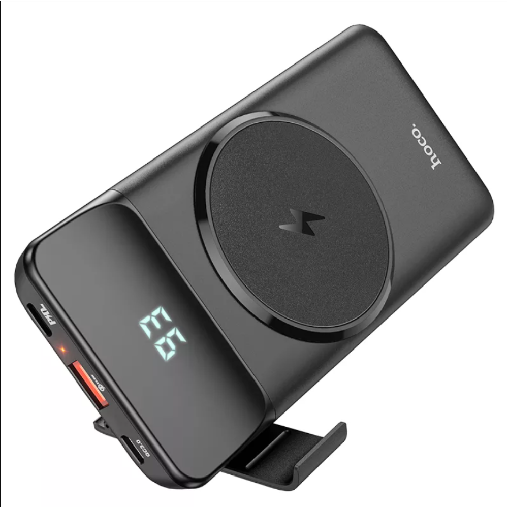 Повербанк Hoco J76 Bobby Magnetic 15W 10000 mAh 22.5W c беcпроводной зарядкой
