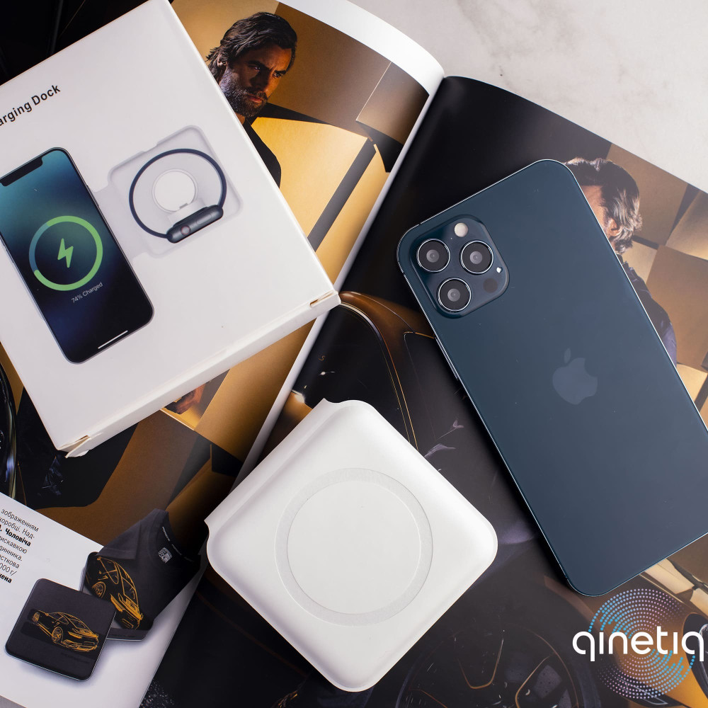 Магнитная беспроводная зарядка 15W для iPhone 12/13 и iWatch for Magsafing DUO Charing dock