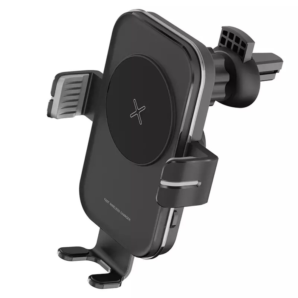 Автомобильный держатель с беспроводной быстрой зарядкой 15W CA80 Buddy Smart
