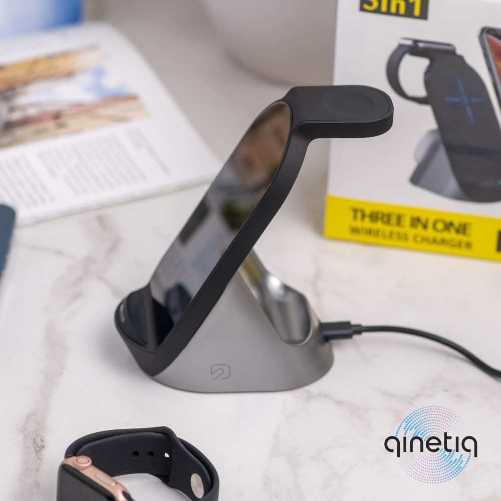 Беспроводное зарядное устройство Wireless Charger 3в1 HYD-H18 15W