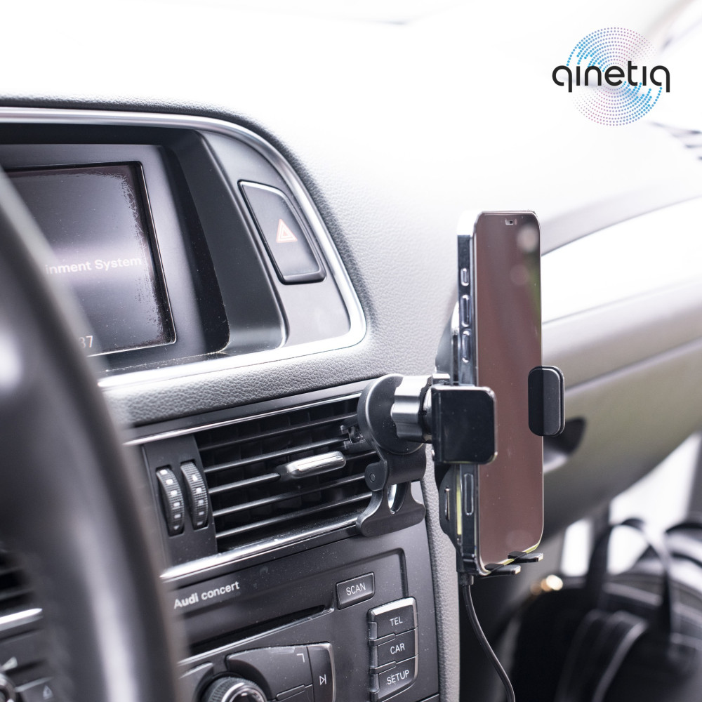 Сенсорный автодержатель с беспроводной зарядкой QINETIQ PRIME-X7 15W