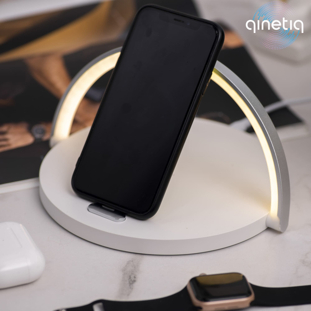 Светильник с Беспроводной зарядкой LED Light 10W Fast Wireless Charger Pad WC0077